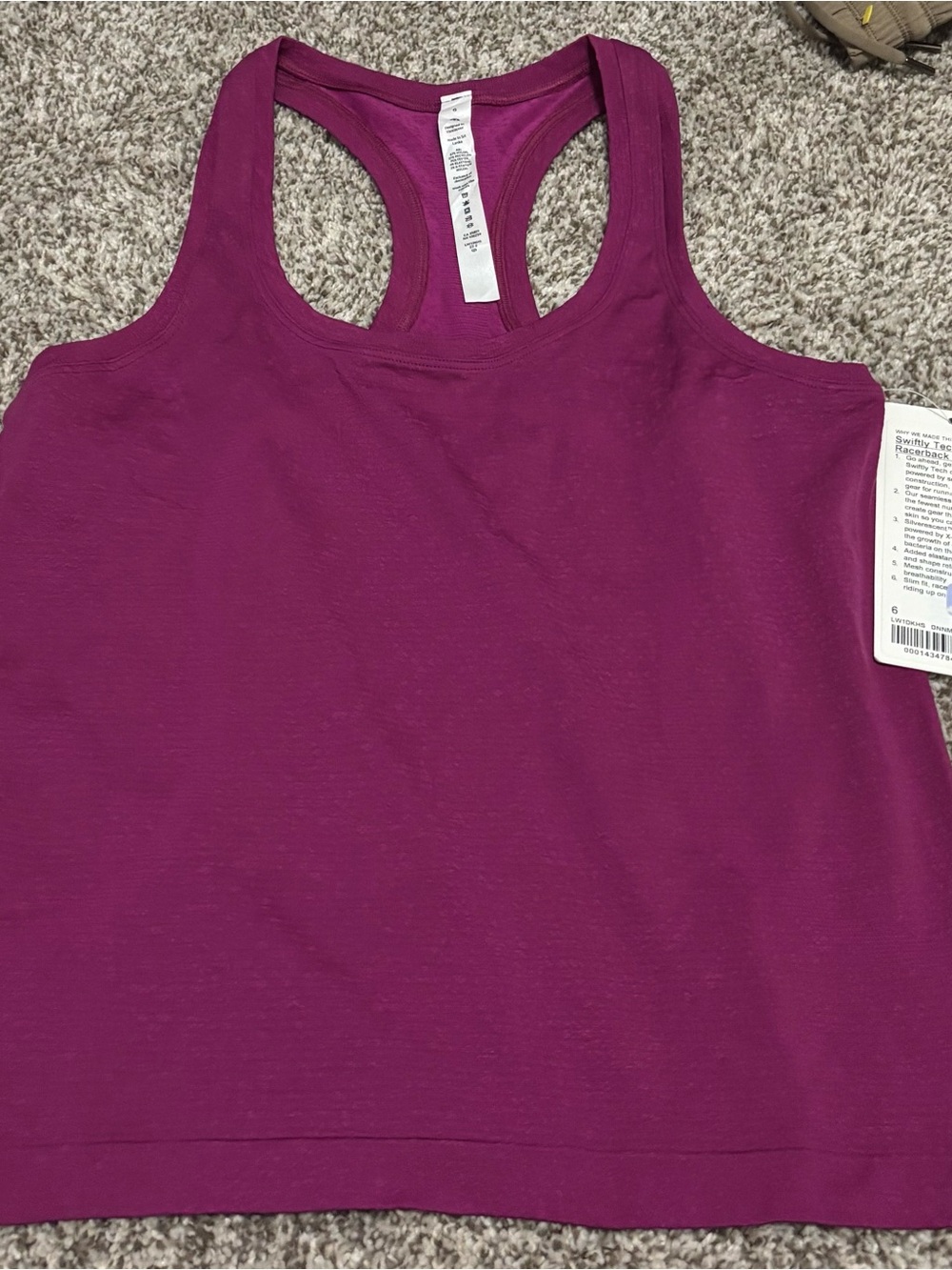 Lululemon Women’s Racerback Tank Top - Berry